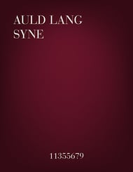 Auld Lang Syne SATB choral sheet music cover Thumbnail